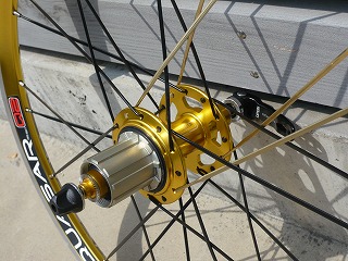 Q2 QUASER 20インチ ホイールセット ゴールド｜名古屋の自転車店ニコー